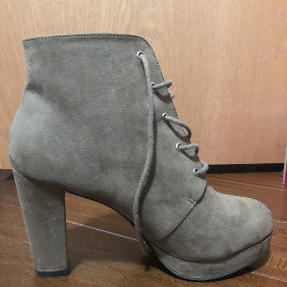 High heel booties